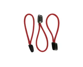 HSP Seats Paracord Zipper Pulls w/ Plastic Grip Pack of 3 Red